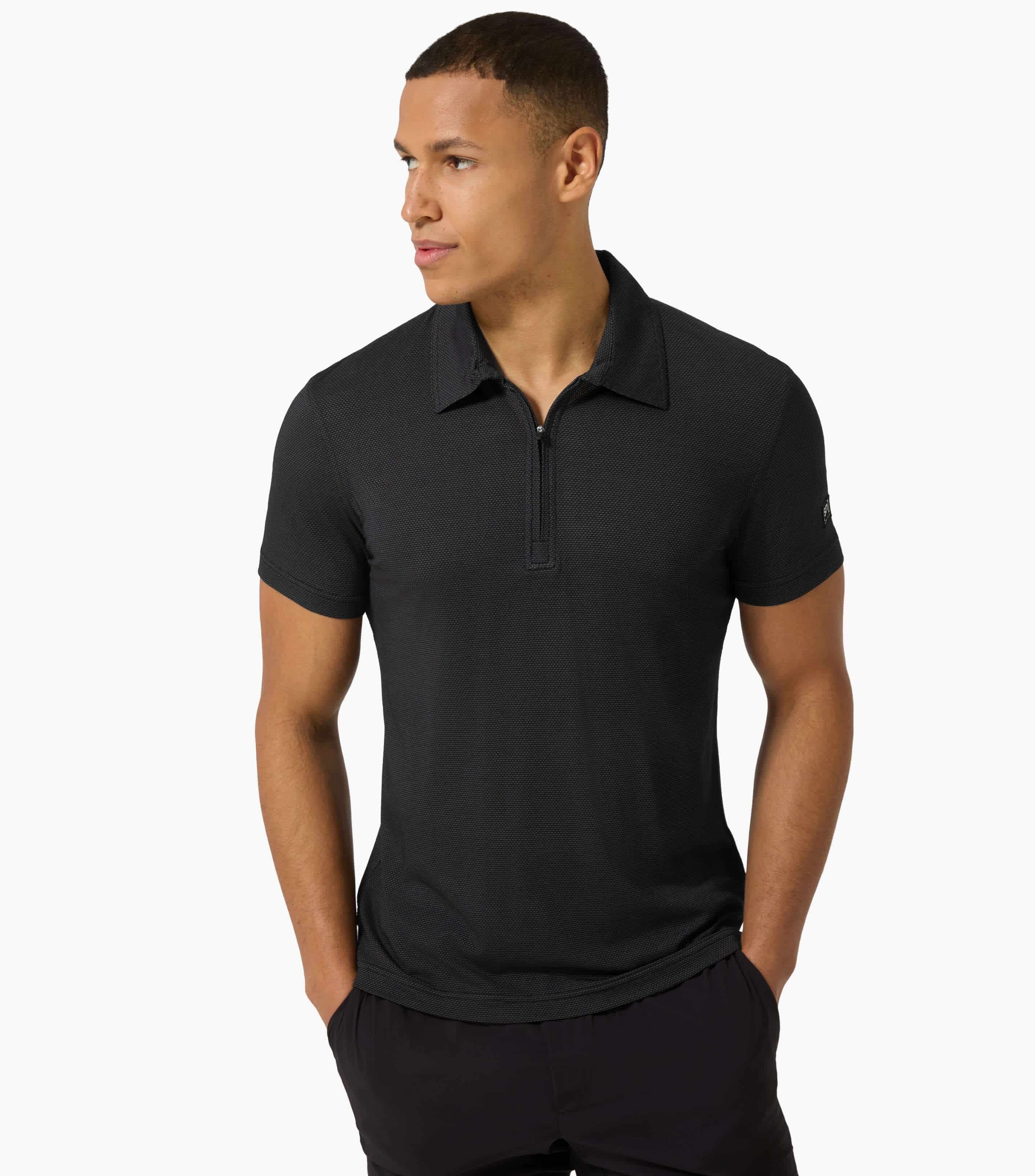 LIGHT AIR ZIP POLO