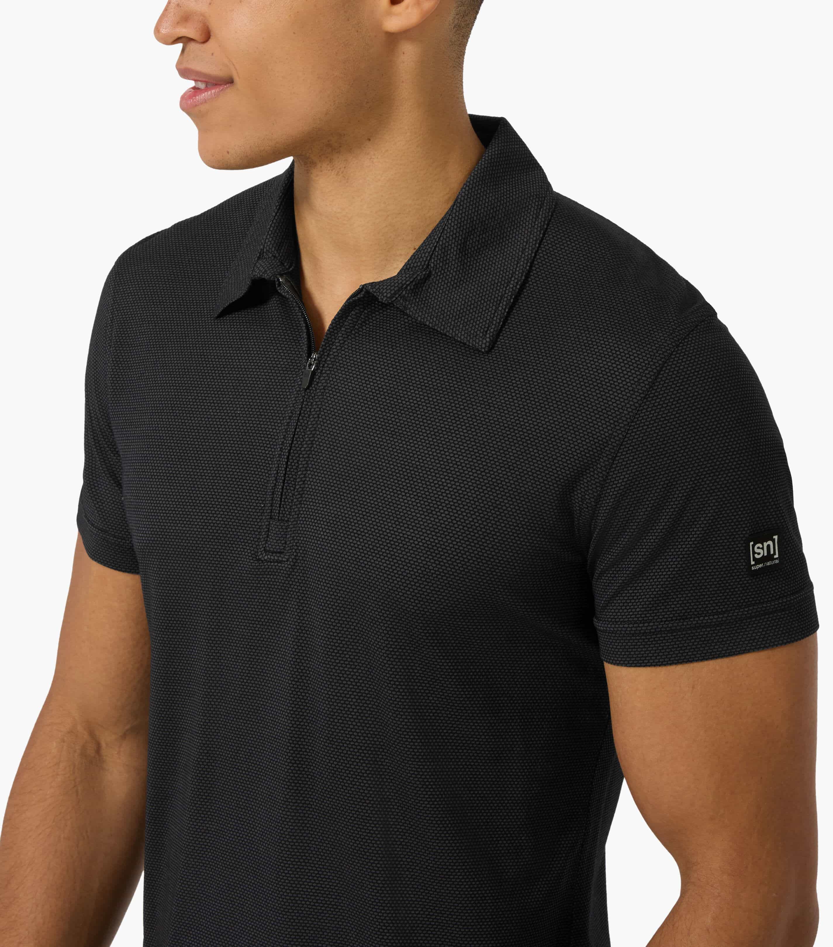 LIGHT AIR ZIP POLO
