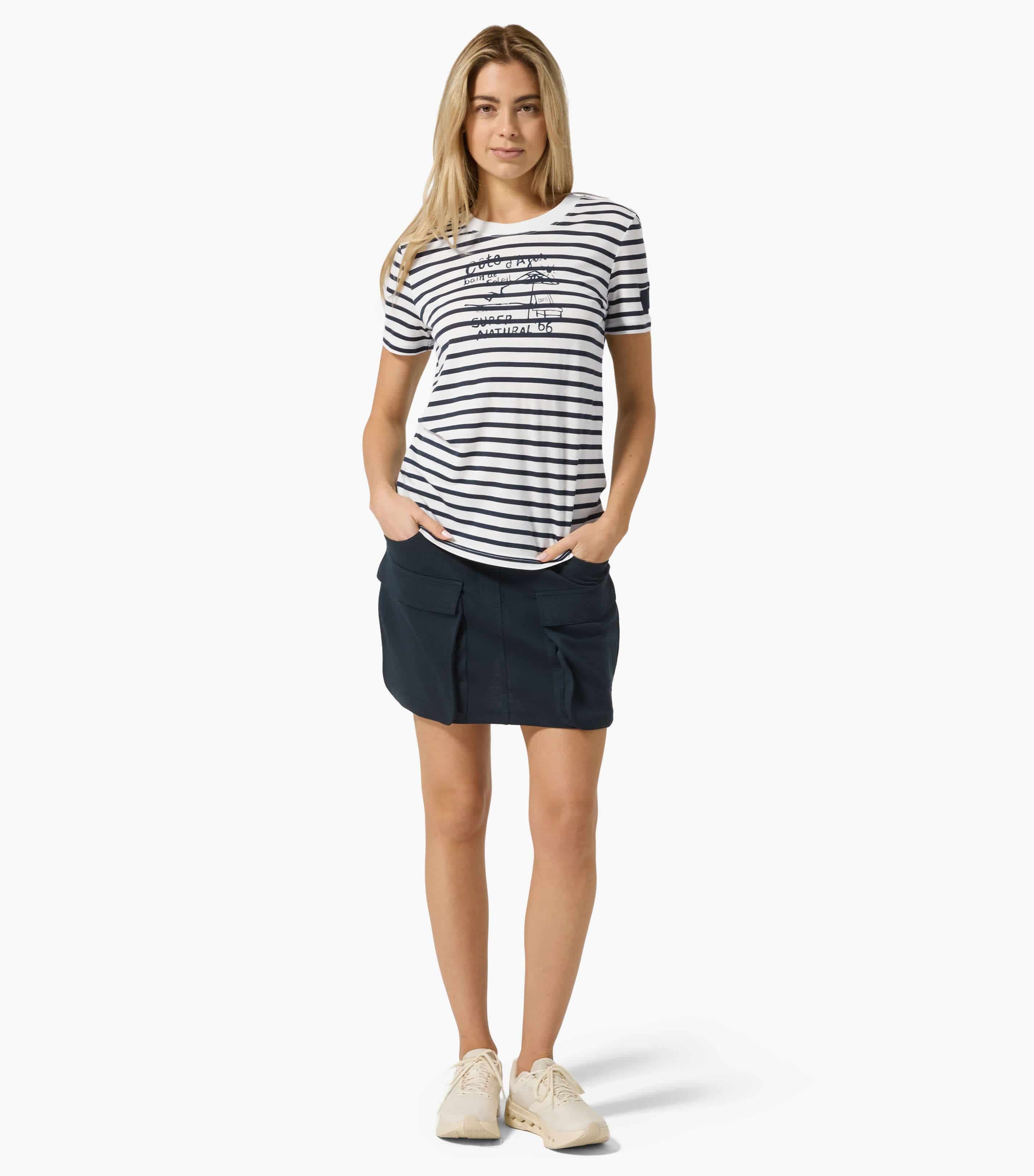 STRIPE COTE D'AZUR BIO J TEE