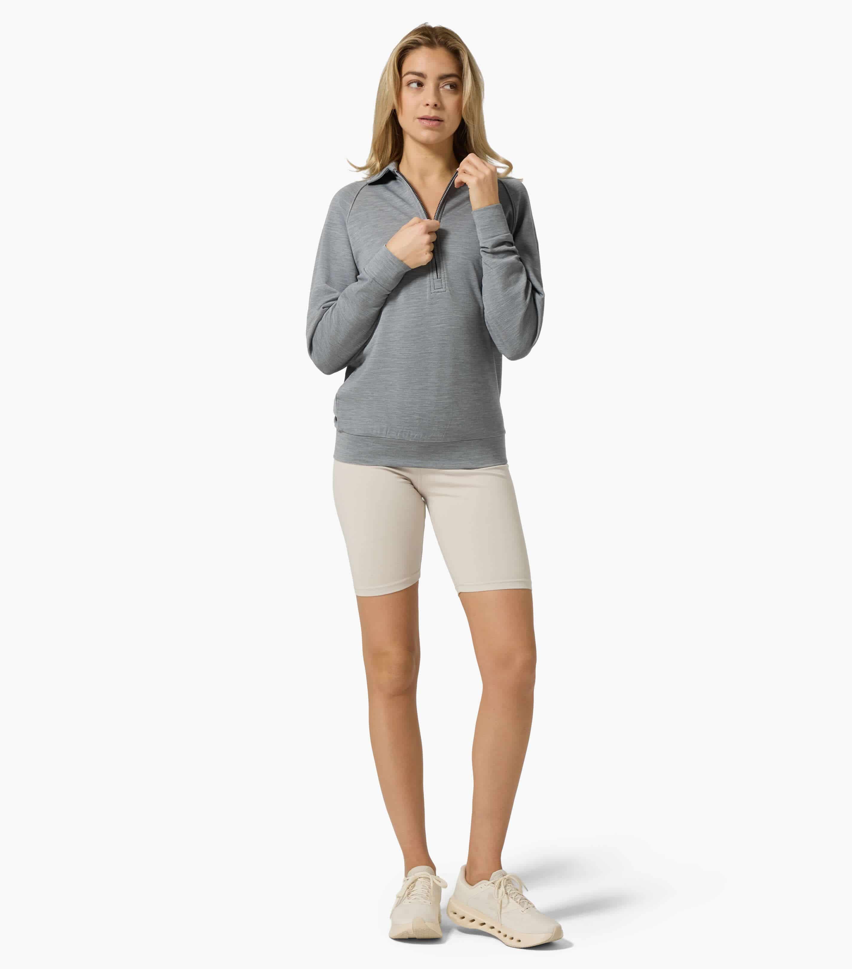 1/4 ZIP SWEATER