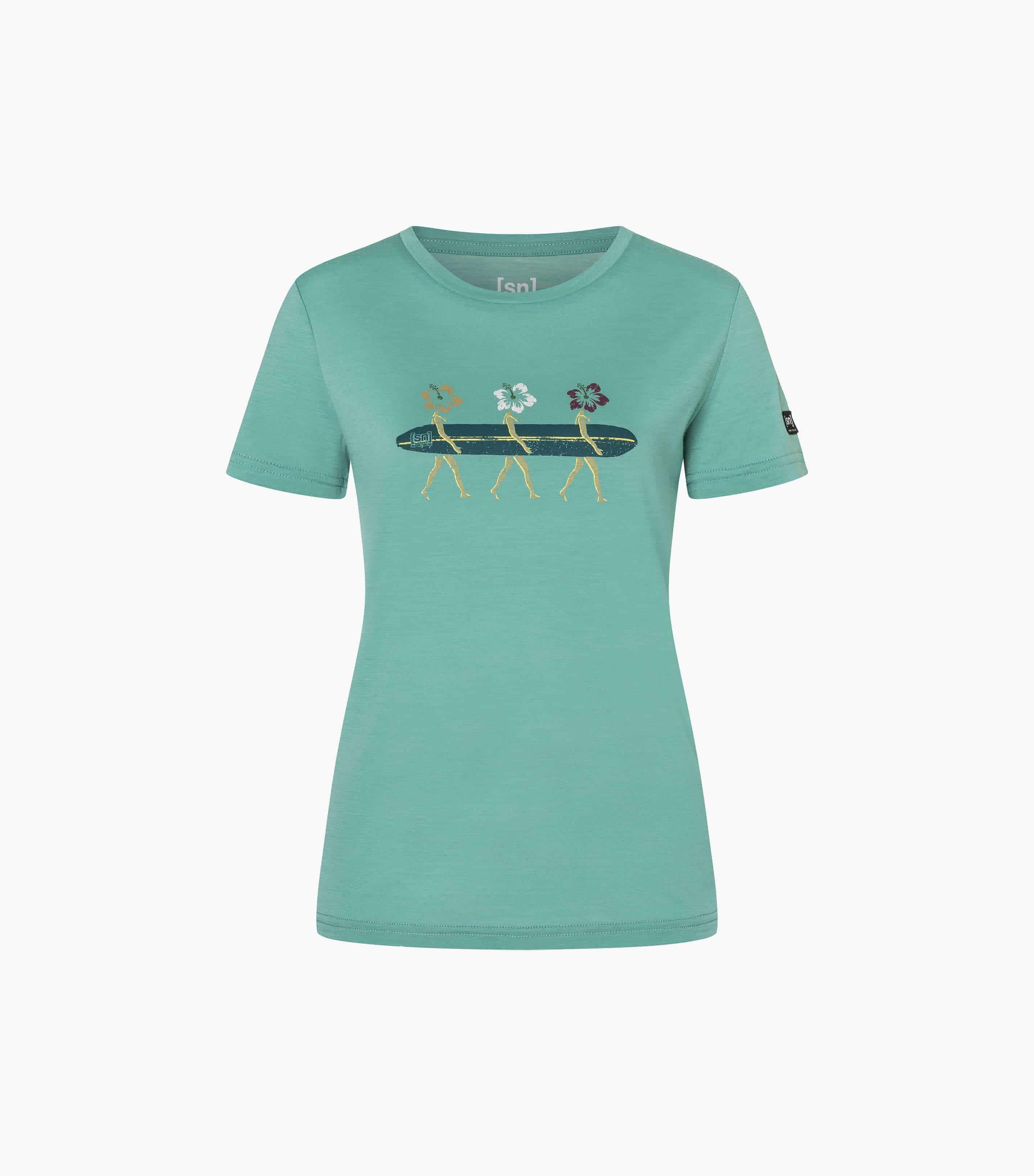 SURFING FLOWERS TEE