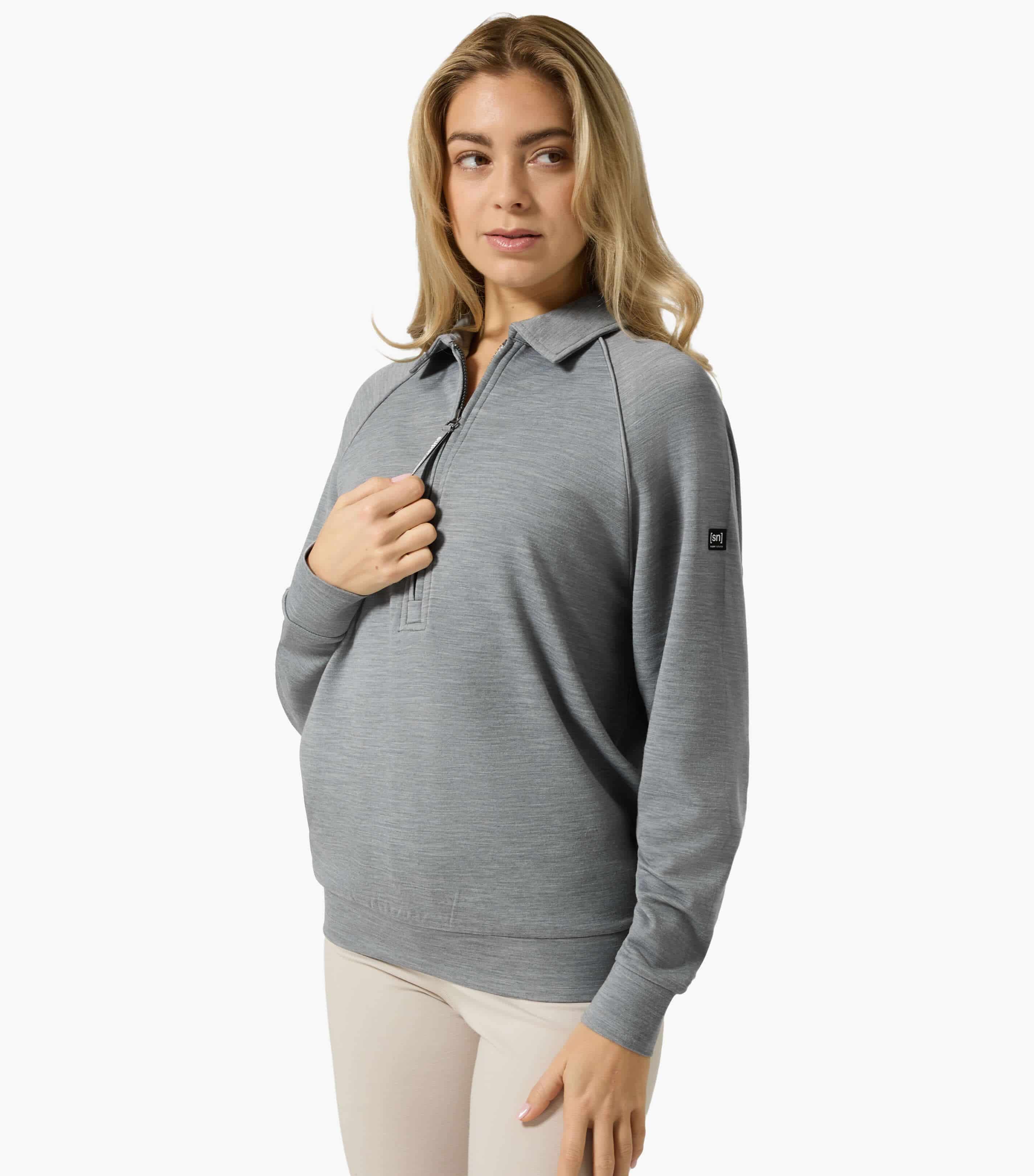1/4 ZIP SWEATER