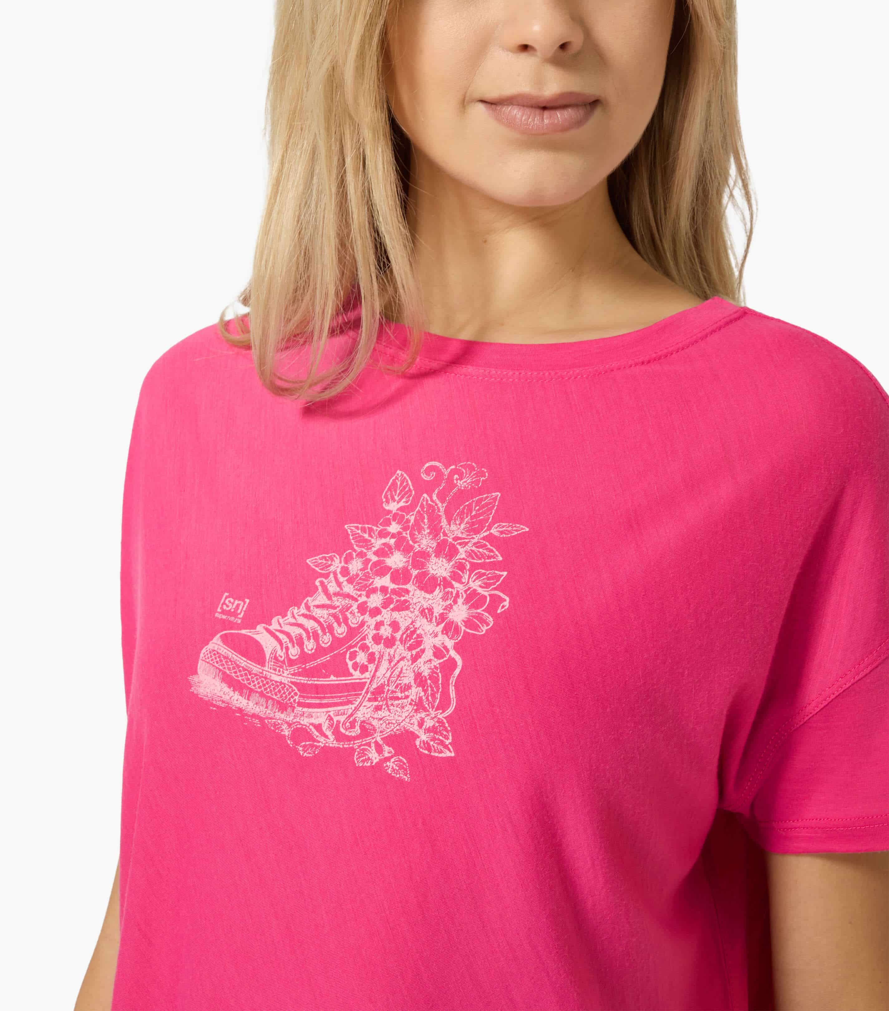 FLOWER SNEAKERS LOOSE TEE
