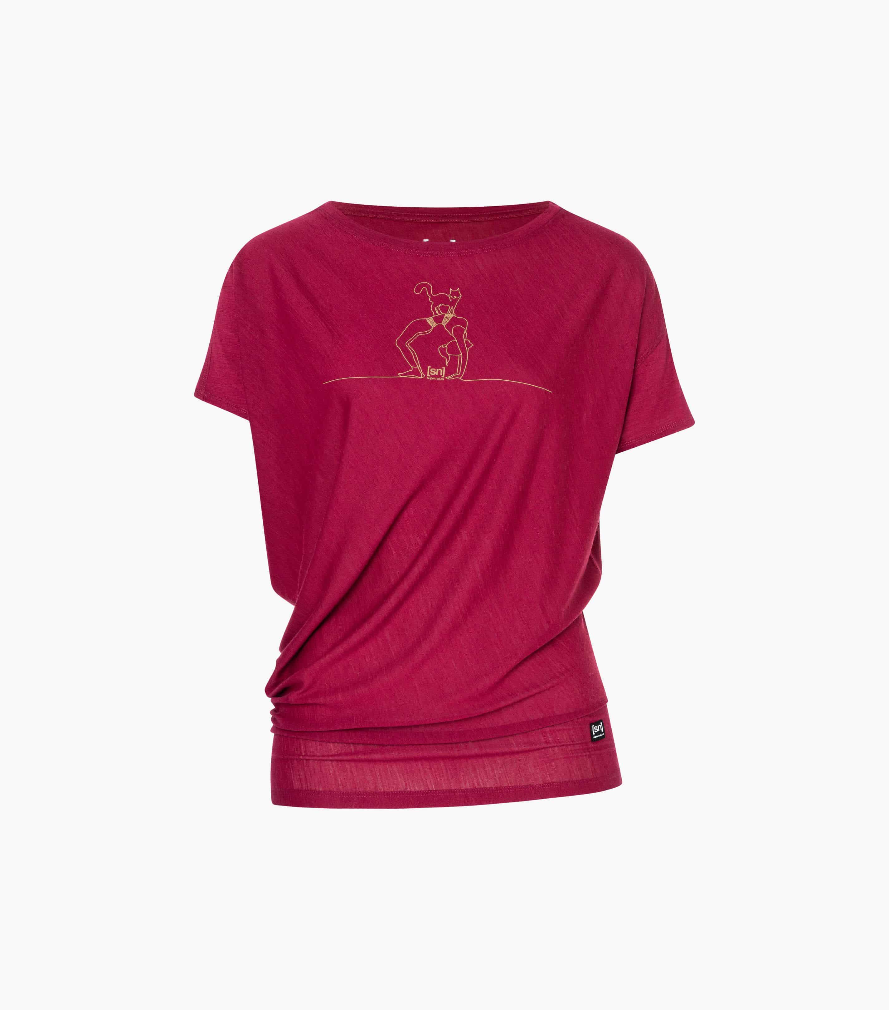 CAT YOGA LOOSE TEE