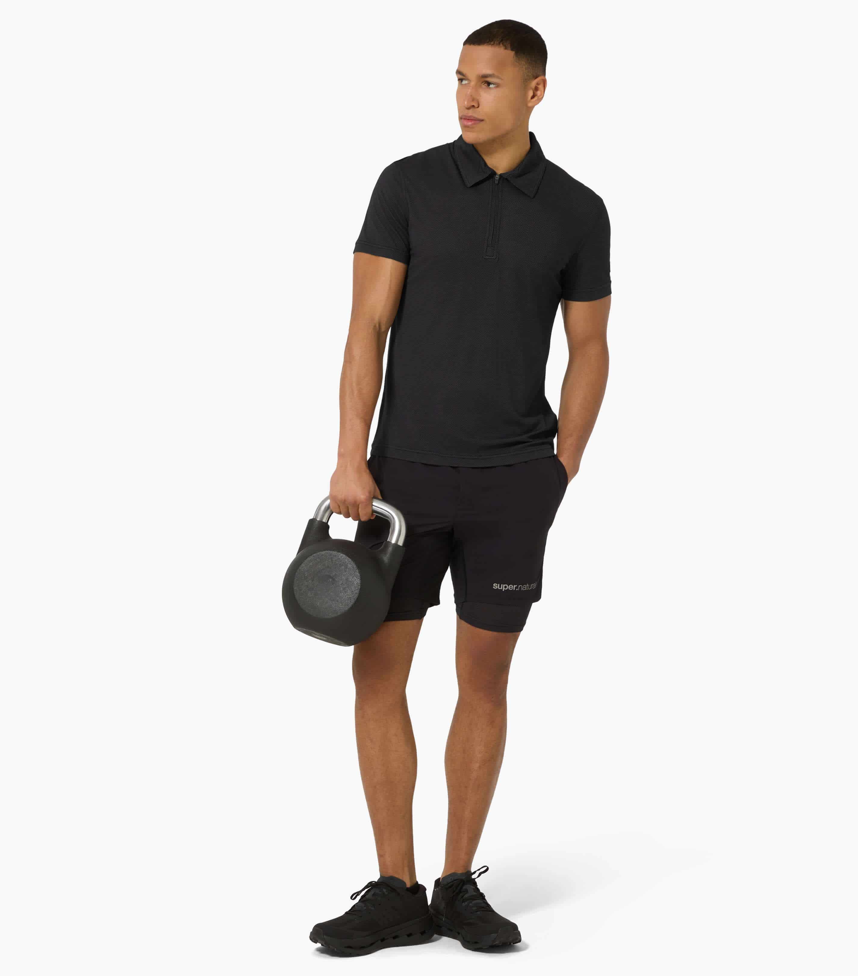 LIGHT AIR ZIP POLO