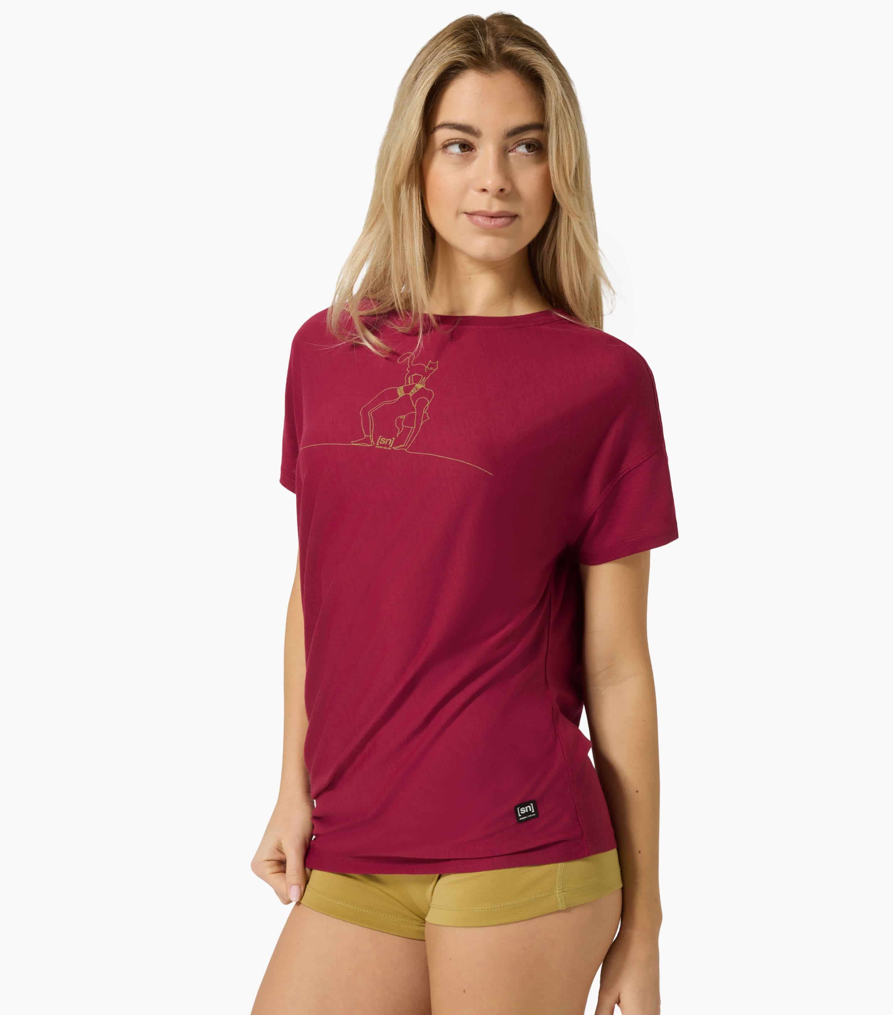 CAT YOGA LOOSE TEE