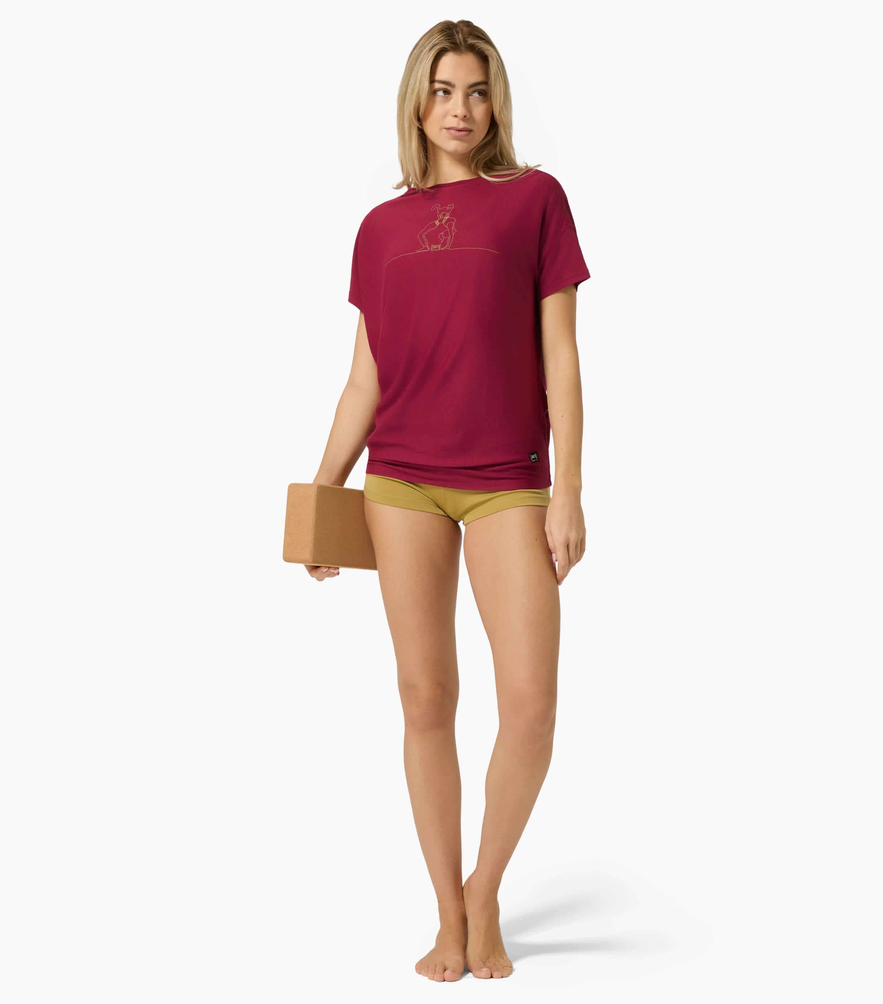 CAT YOGA LOOSE TEE